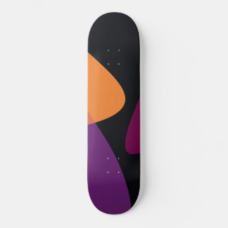 Skateboard Fluido colorido