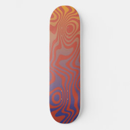 Skateboard Flujo de Sueño l Patrón Abstracto Alucinante - No.