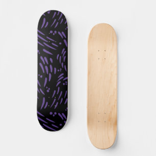 Skateboard Flujo en morado y negro