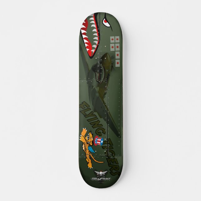 Skateboard Flying Tigers P-40 (Anverso )