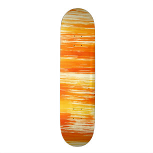 Skateboard Fondo amarillo abstracto de la acuarela
