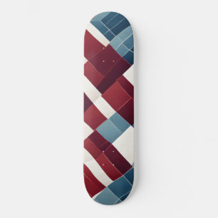 Skateboard Fondo azul y marrón con texturas