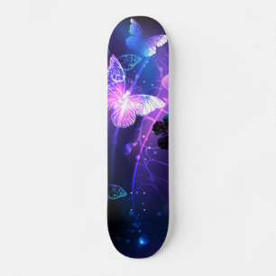 Skateboard Fondo con mariposas nocturnas