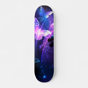 Skateboard Fondo con mariposas nocturnas