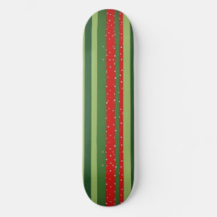 Skateboard Fondo con Patrón de Rayas Vibrantes