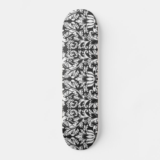 Skateboard Fondo de escritorio clásico de Damask Lace Brocade (Anverso)
