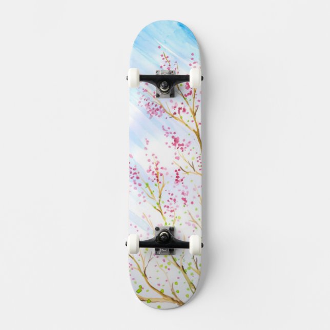 Skateboard Fondo de la naturaleza (Anverso)