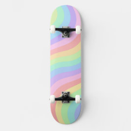 Skateboard Fondo de pantalla lindo arcoíris estético