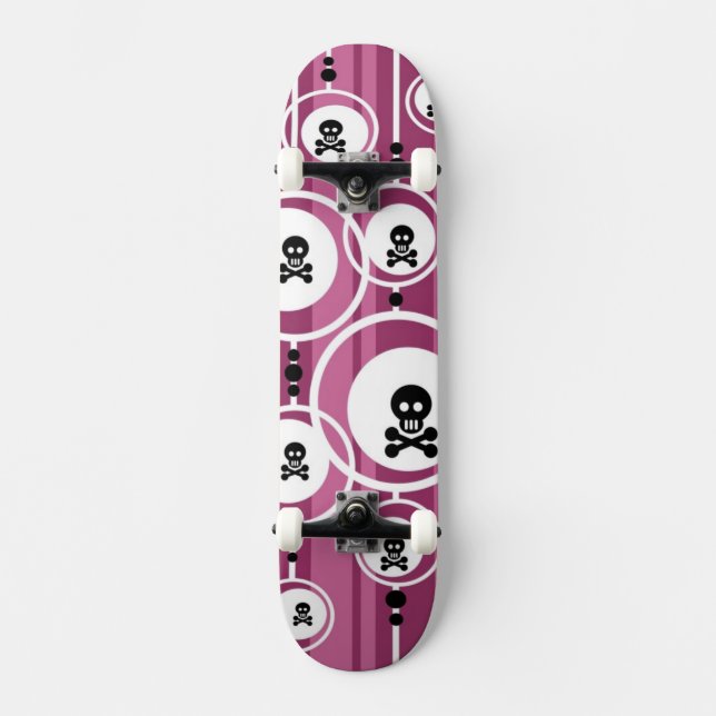 Skateboard Fondo del Grunge (Anverso)