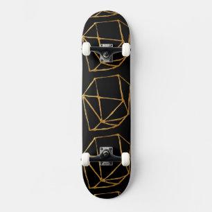 Skateboard Fondo del Personalizado de los Cubos de oro de Gua