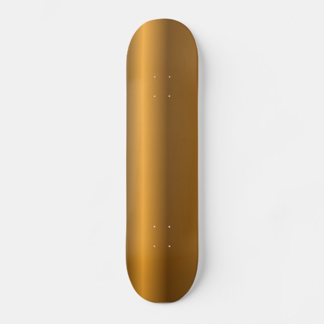 Skateboard Fondo dorado (Anverso)