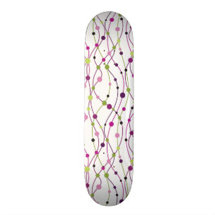 Skateboard Fondo multicolor del punto