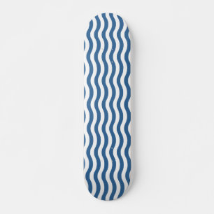 Skateboard Fondo Personalizar de patrón de la Marina de Ola A
