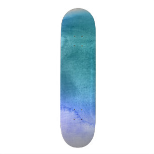 Skateboard Fondo pintado a mano 12 de la acuarela abstracta