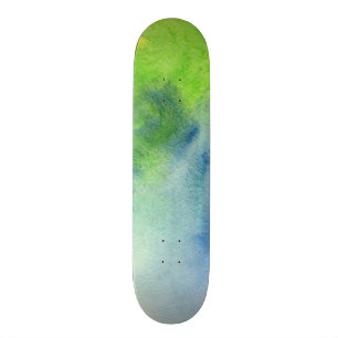 Skateboard Fondo pintado a mano 8 de la acuarela abstracta