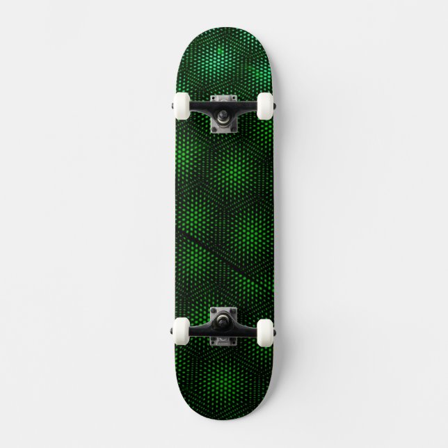Skateboard Fondo verde abstracto (Anverso)