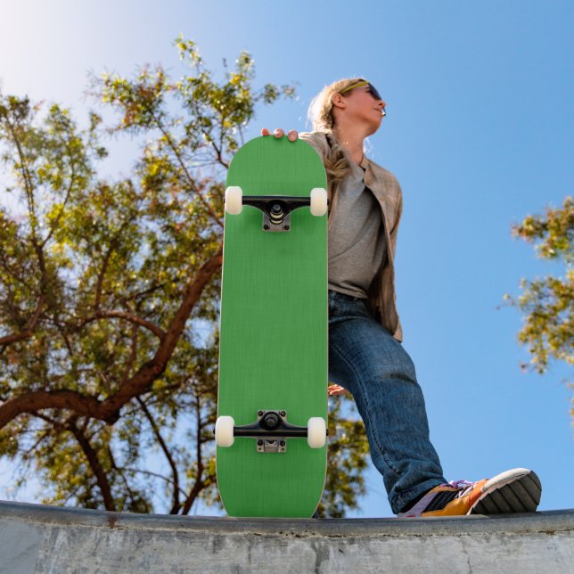 Skateboard Fondo verde texturizado visual calmado y simple (Exterior 1)