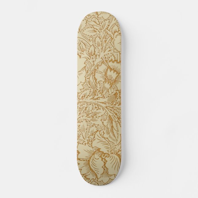Skateboard fondos de pantalla de William Morris Poppy Floral (Anverso)