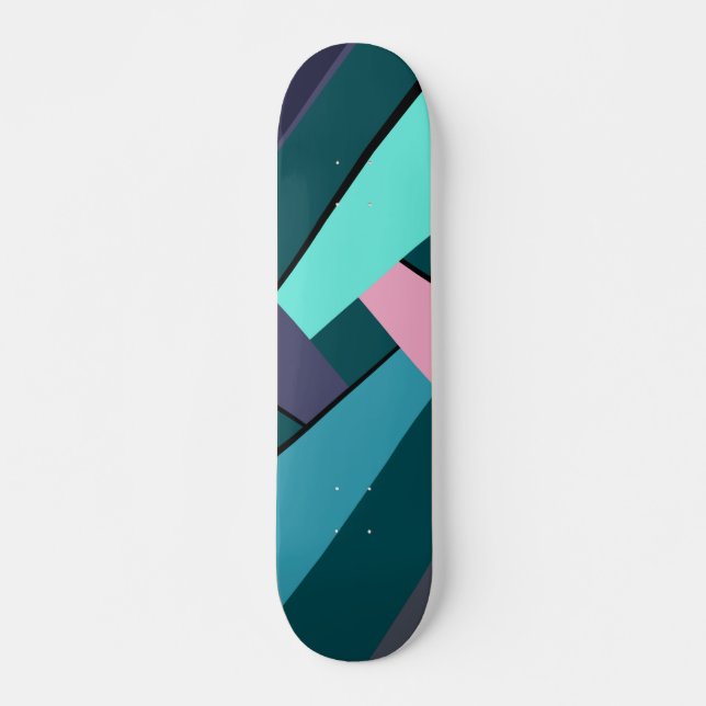 Skateboard Forma geométrica abstracta 6 (Anverso )