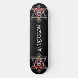 Skateboard forma sagrada del tigre enojado personalizado del 
