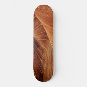 Skateboard Formaciones de rock de piedra arenisca