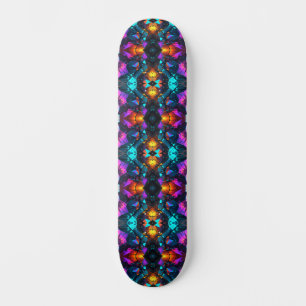 Skateboard Formaciones de rock mineral brillantes