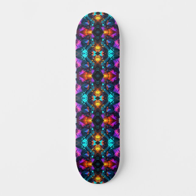 Skateboard Formaciones de rock mineral brillantes (Anverso)
