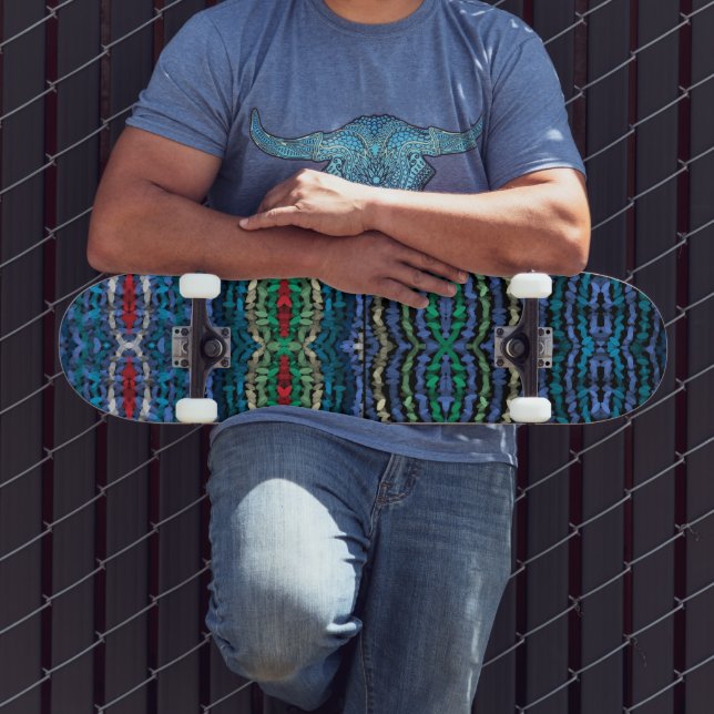 Skateboard Formas alternativas translúcidas de cuatro partes  (Exterior 3)