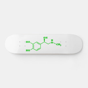 Skateboard Fórmula Química Molecular Adrenalina