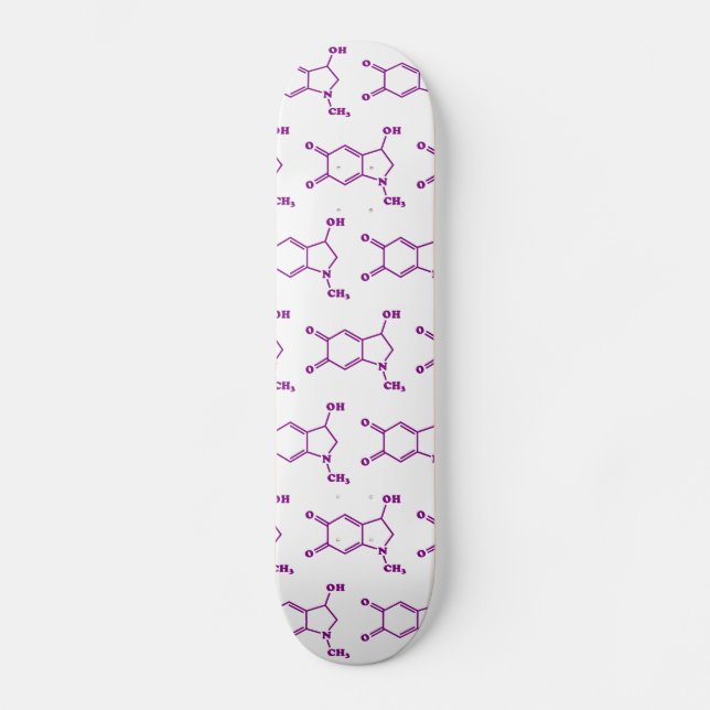 Skateboard Fórmula química molecular de Adrenocromo (Anverso)