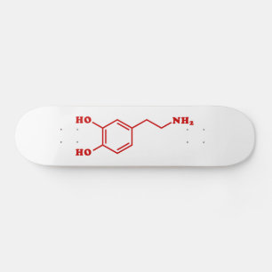 Skateboard Fórmula química molecular de dopamina