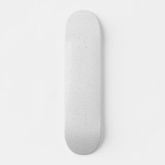 Skateboard Foto de Cuero Blanco.