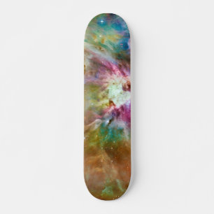 Skateboard Foto de espacio de la galaxia de nebulosas de colo