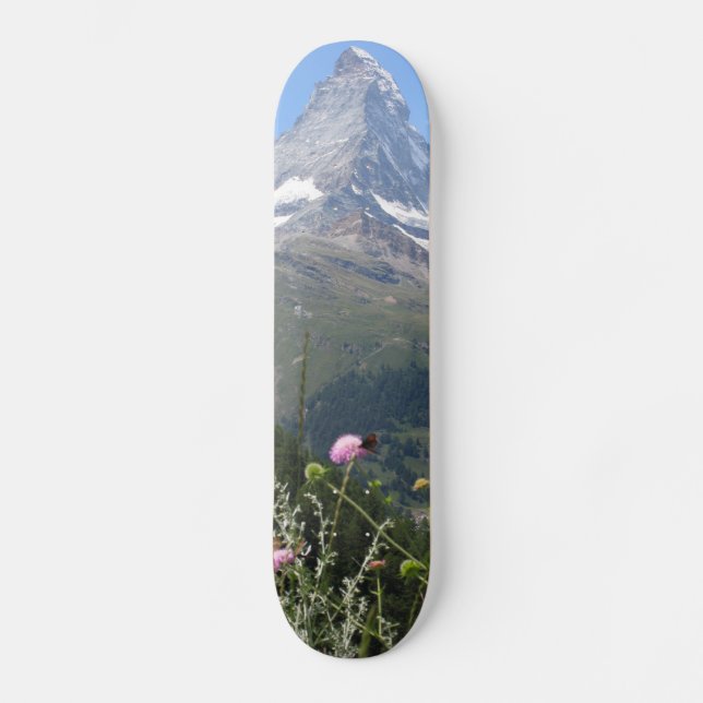 Skateboard Foto de la montaña Matterhorn (Anverso)