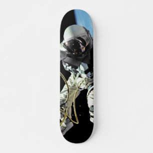 Skateboard Foto de la primera caminata espacial de astronauta