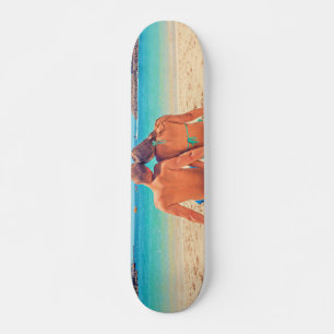 Skateboard Foto personalizado - Única en su propio diseño p