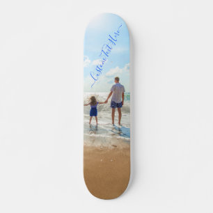 Skateboard Foto y texto personalizado - Su propio diseño - Co