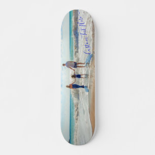 Skateboard Foto y texto personalizado - Su propio diseño - Es