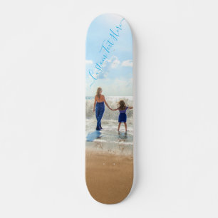 Skateboard Foto y texto personalizado - Su propio diseño - Es