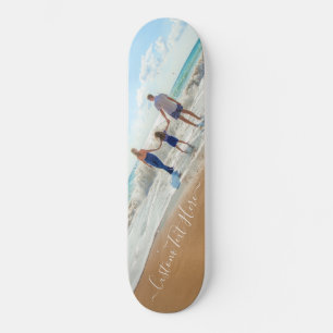 Skateboard Foto y texto personalizado - Su propio diseño - Fa