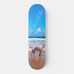 Skateboard Foto y texto personalizado - Su propio diseño - M