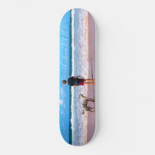 Skateboard Foto y texto personalizado - Su propio diseño - Mi