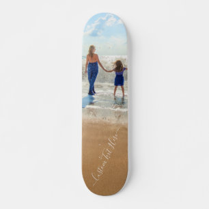 Skateboard Foto y texto personalizado - Su propio diseño únic