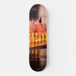 Skateboard fotografía, silueta hombre