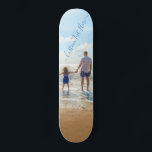 Skateboard fotográfico personalizado tus fotos y r<br><div class="desc">Skateboards de texto y fotos personalizados - Único su propio diseño - Familia personalizada / Amigos o regalo de skateboard personal - Añadir su texto y foto - Redimensionar y mover o eliminar elementos / edd - imagen / texto con herramienta de personalización ! Elija fuentes / tamaño / color!...</div>