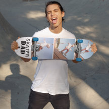 Fotomontaje de Papá Patinador Moderno