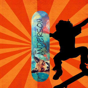 Skateboard FOX AZUL personalizada