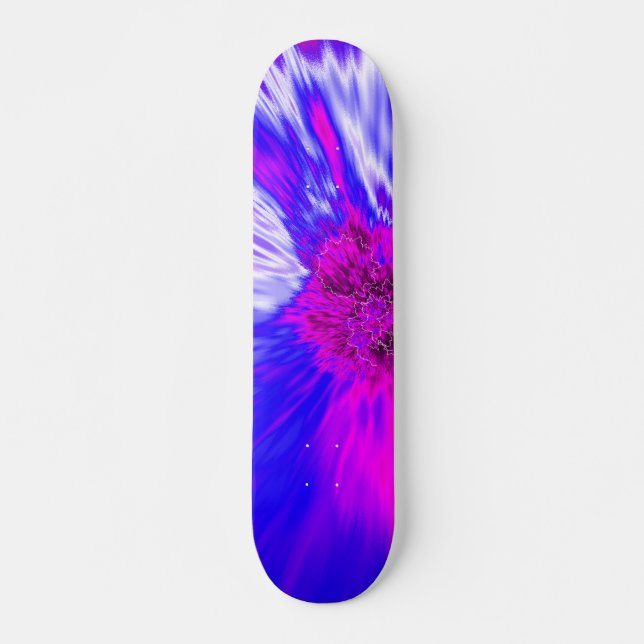 Skateboard Fractal abstracto de Digitaces del vórtice (Anverso )