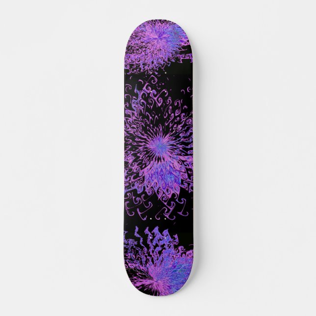 Skateboard Fractal agrietado de Digitaces del extracto del (Anverso )