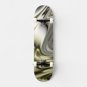 Skateboard Fractal de oro de la floración